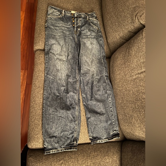 Free People Crossroads jeans size 30 - medium blue - Picture 4 of 9